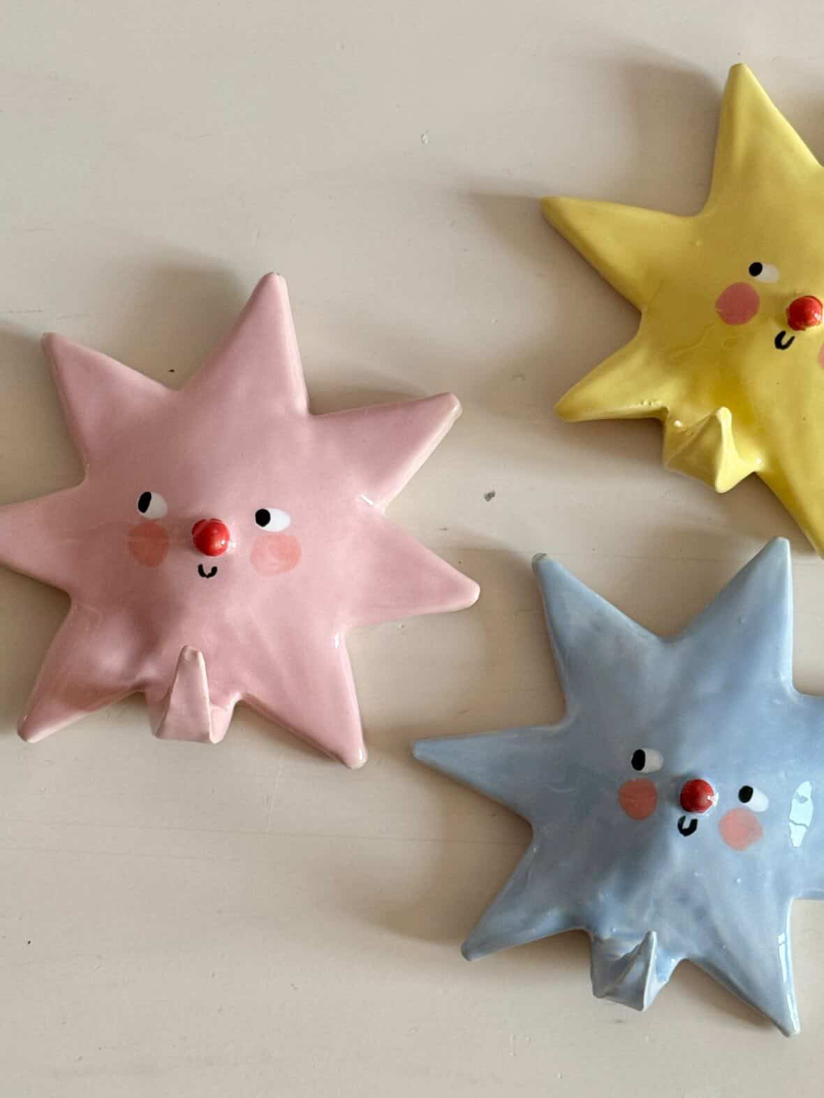 Pre order Ster haakje Eef blauw