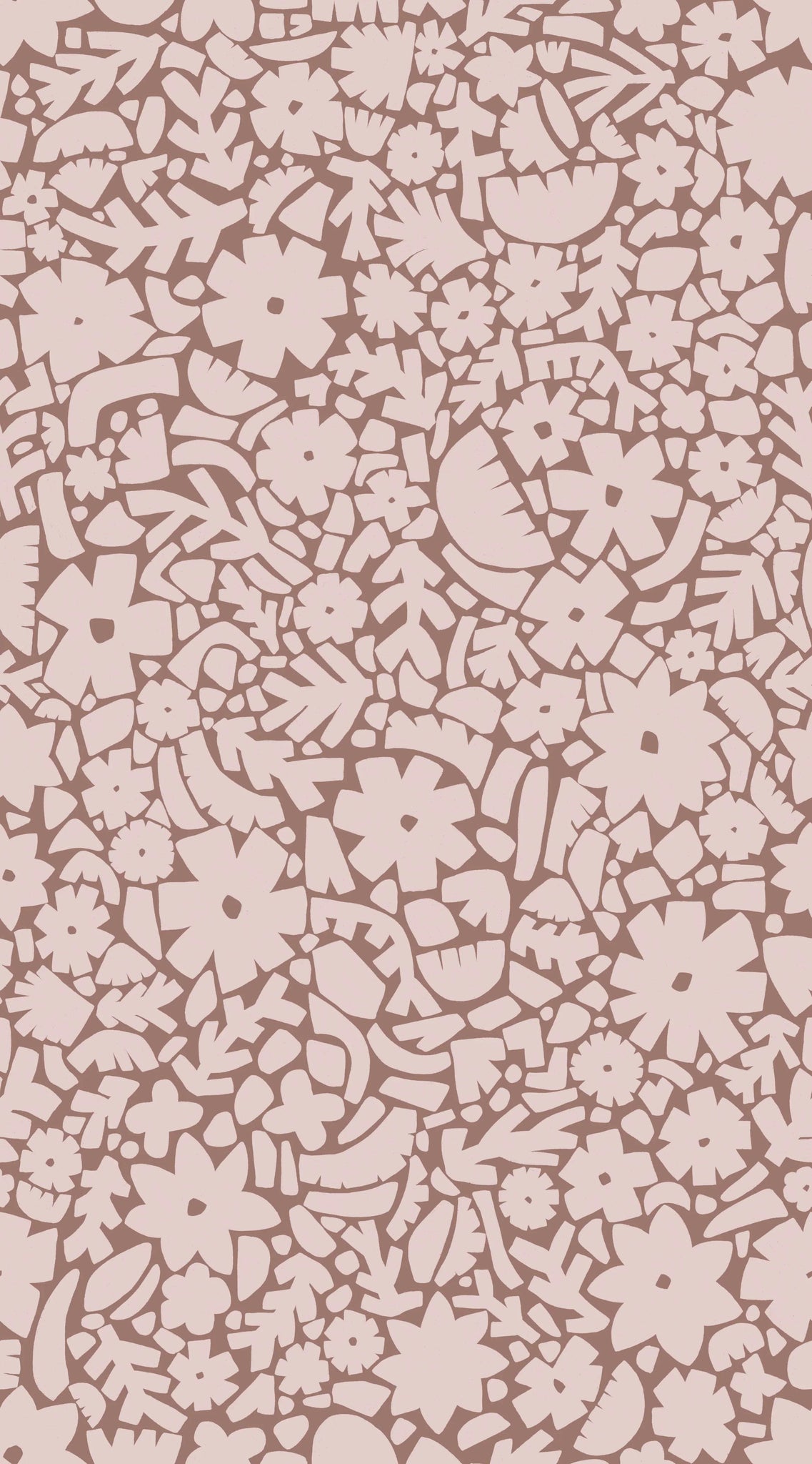 Behang Meet Me at the Wall - Flowerfield Warm Taupe - Naturel Noord