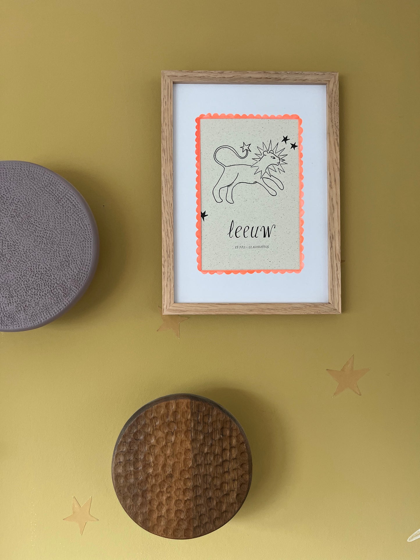 Magische sterrenbeeld Leeuw poster atelier Fabel