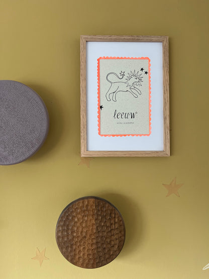 Magische sterrenbeeld Leeuw poster atelier Fabel