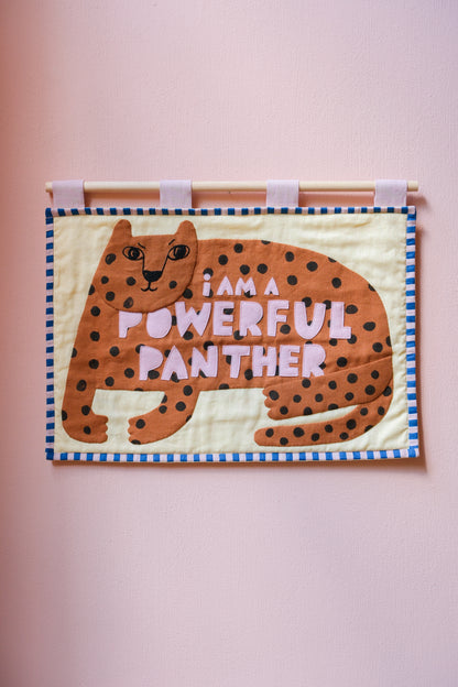Powerful panther Quilt