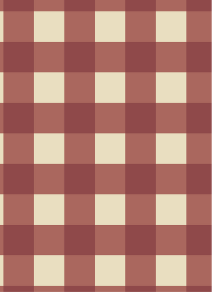 Behang Atelier Chien Gingham ruiten wijnrood