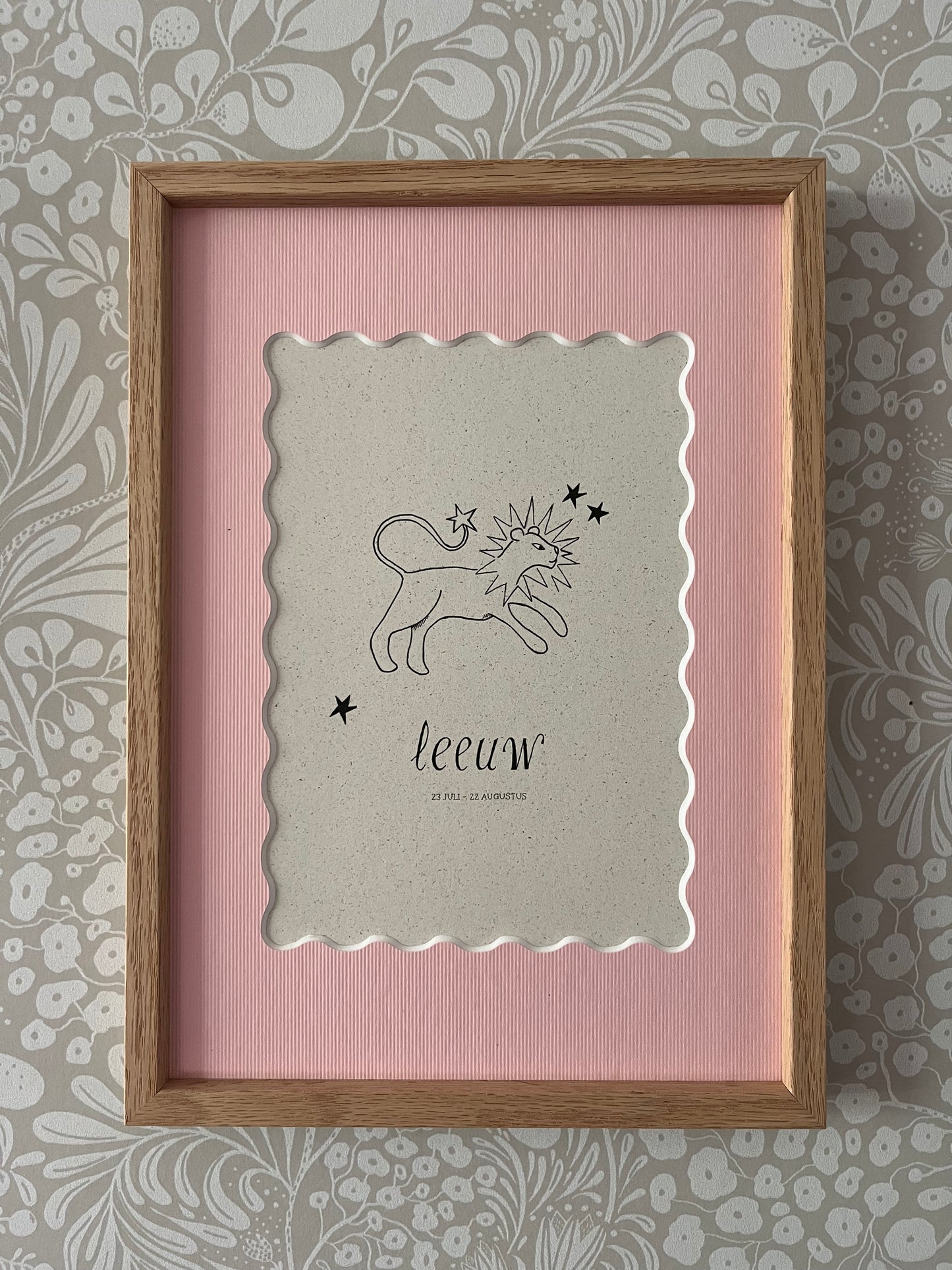 Magische sterrenbeeld Leeuw poster met en zonder lijst atelier Fabel