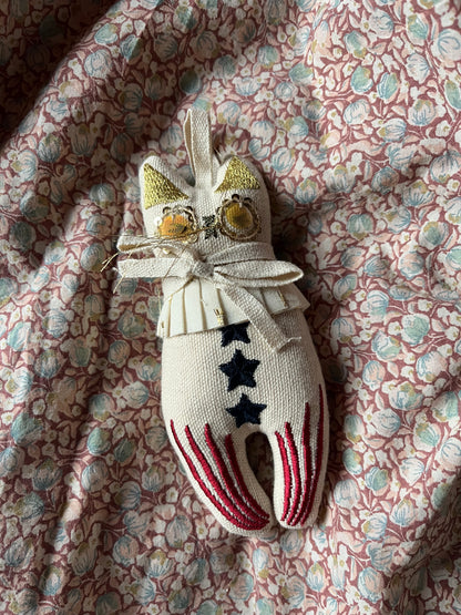 Raketkat, Katoenen Ornament Skippy Cotton