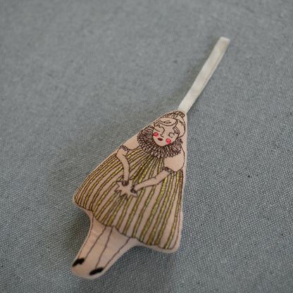 Wishing Star Girl, gevuld met lavendel en katoen, zacht ornament