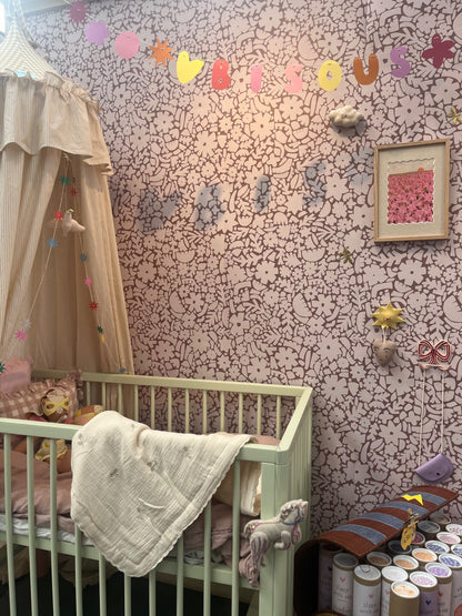 BaboTipi - Hemel Fiori e volant Canopy Mustard