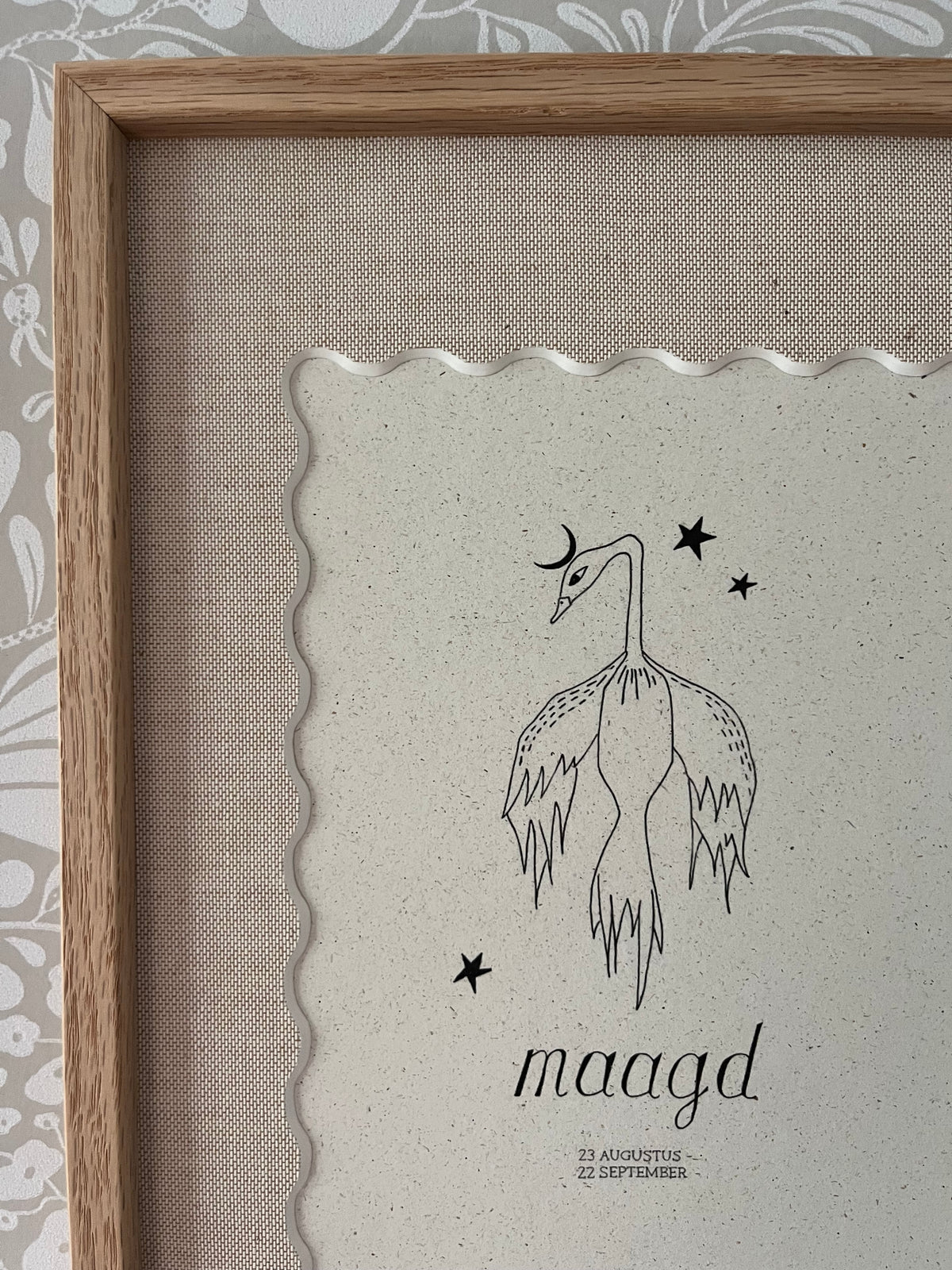 Magische sterrenbeeld maagd poster atelier Fabel met en zonder lijst
