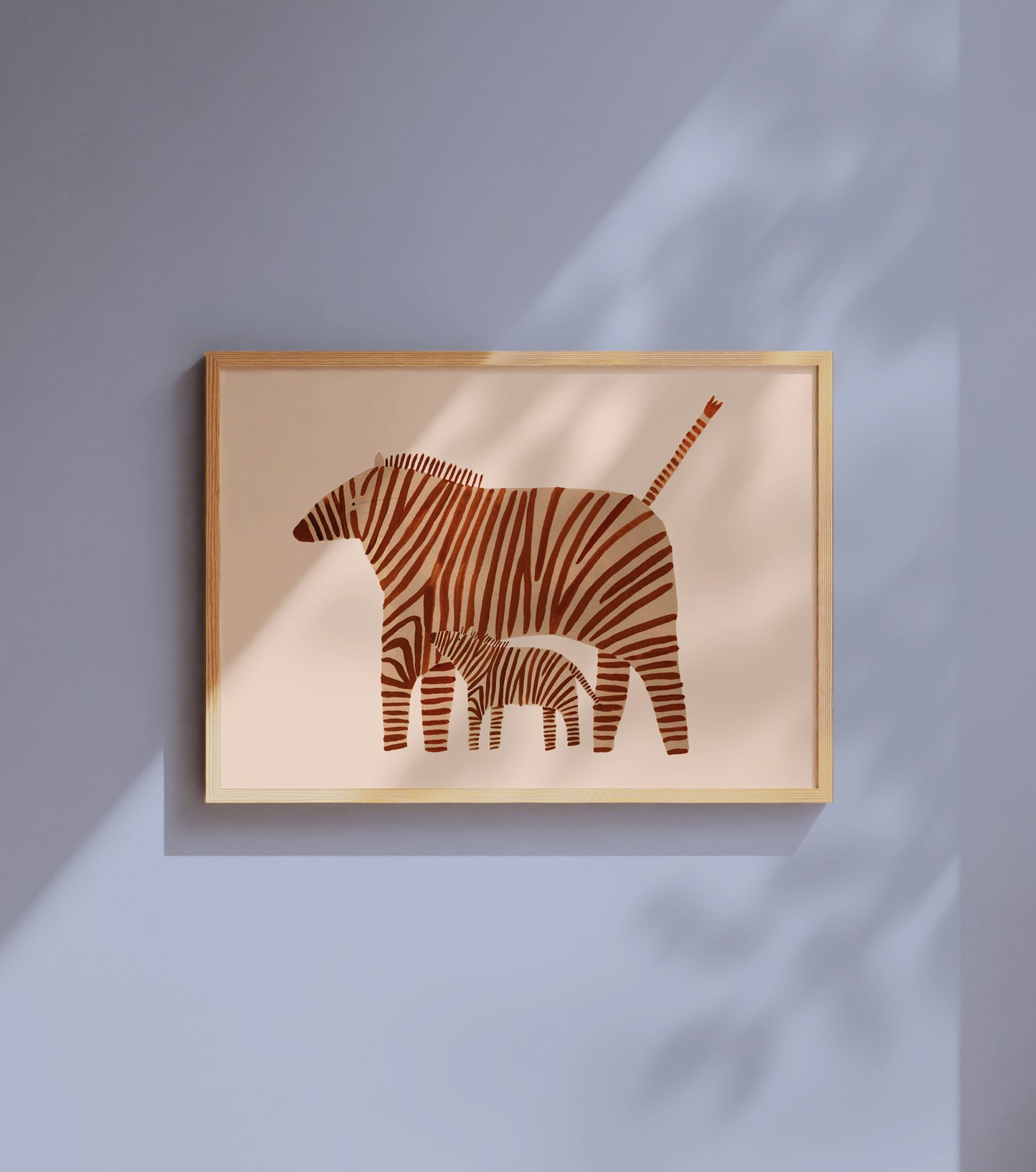 Zebra Family poster Aniek Bartels