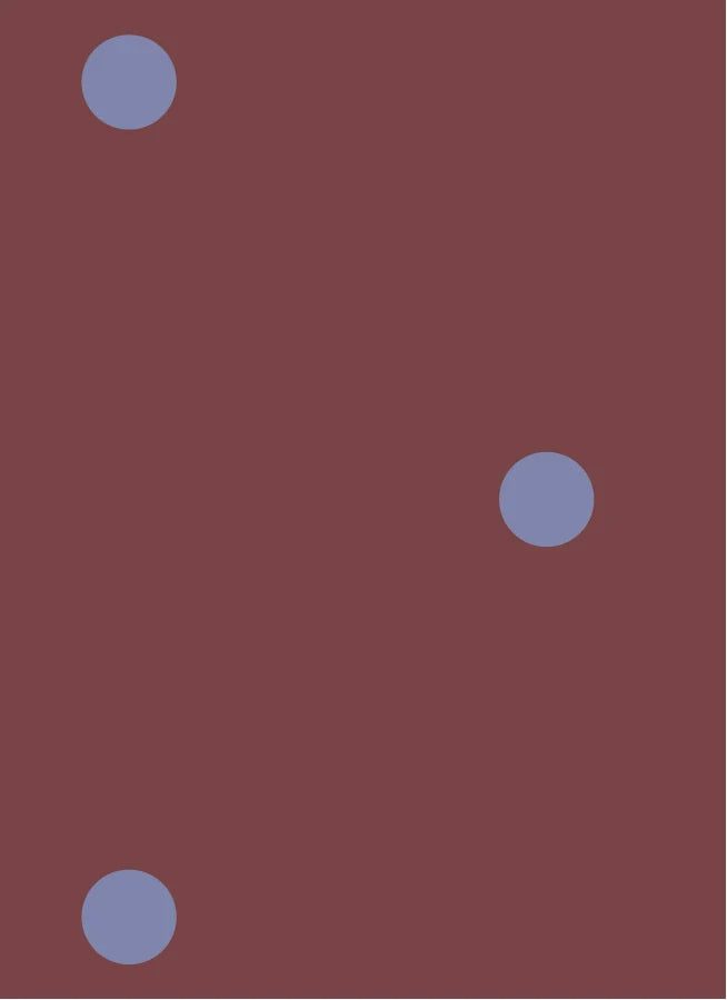 Atelier Chien Polkadot maxi bordeaux blauw vliesbehang grote stippen kinderkamer