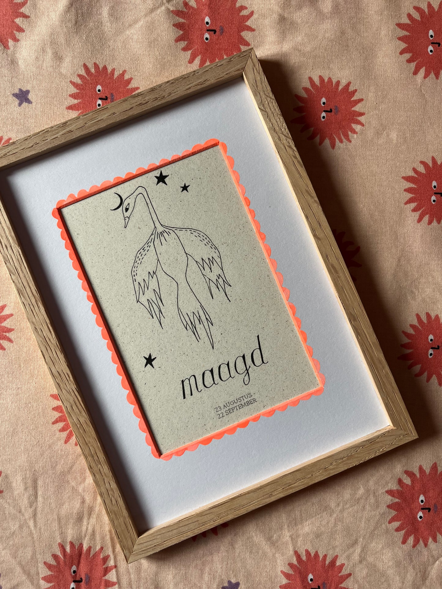 Magische sterrenbeeld maagd poster atelier Fabel met en zonder lijst