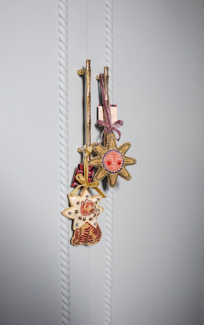 Ornament tijger met ster