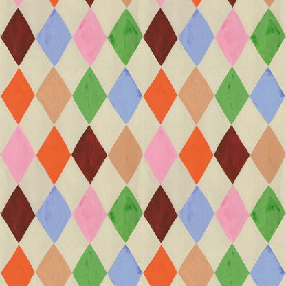 Behangstaal Meet me at the Wall - Harlequin multicolor - Aniek Bartels