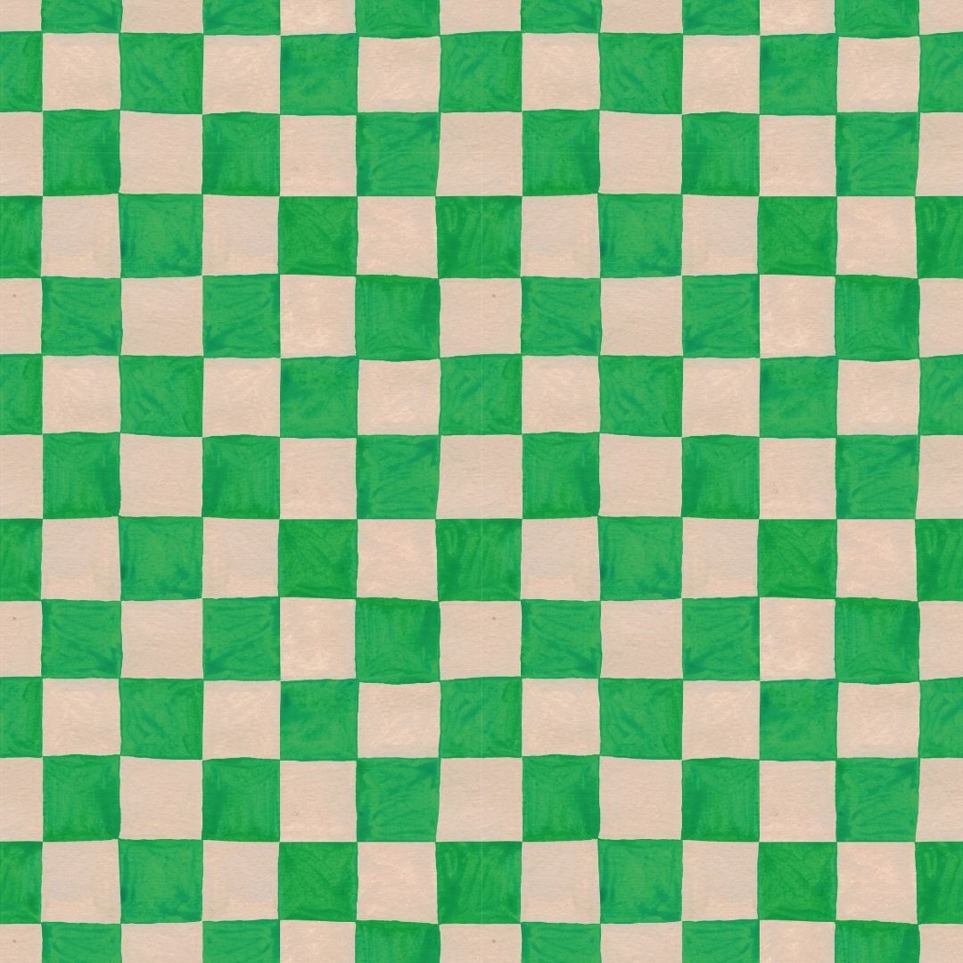 Kinderbehang Meet me at the Wall - Square blocks green - Aniek Bartels