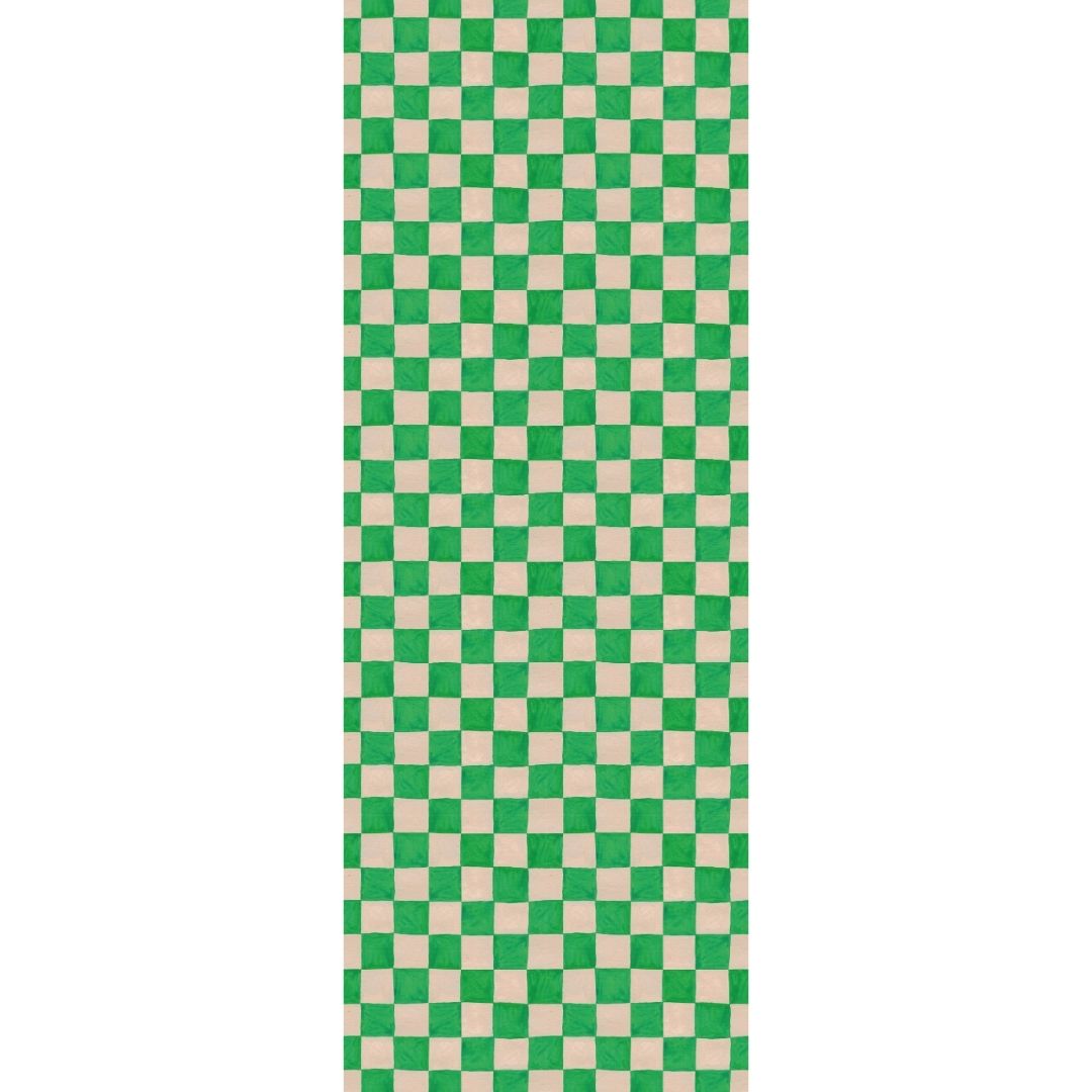 Kinderbehang Meet me at the Wall - Square blocks green - Aniek Bartels