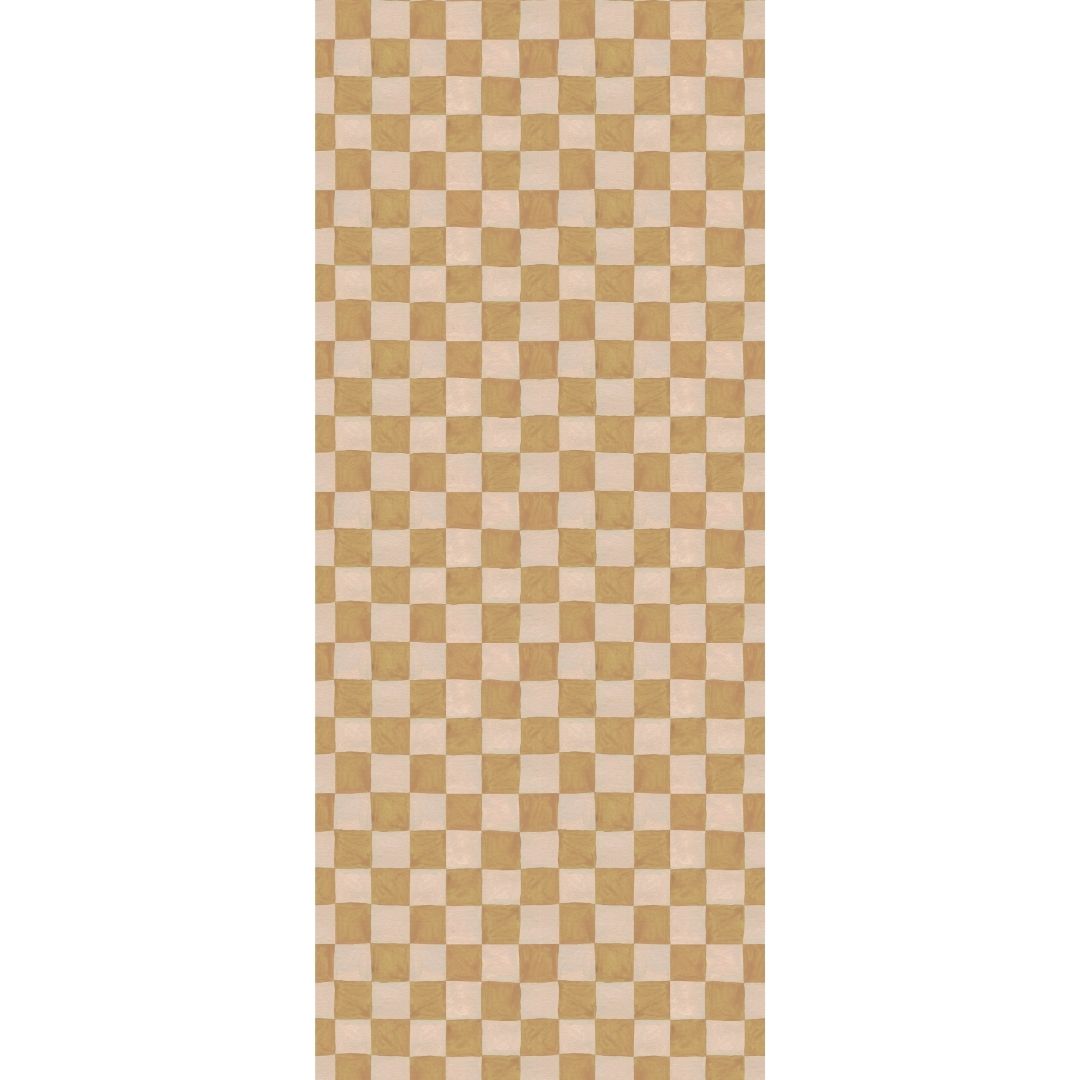 Behangstaal Meet me at the Wall - Square blocks sand - Aniek Bartels