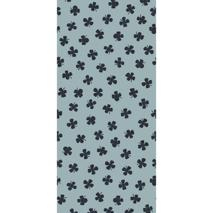 Behang Meet me at the Wall - Lucky Clover - Blue - Joëlle Wehkamp