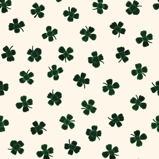 Behang Meet me at the Wall - Lucky Clover - Green - Joëlle Wehkamp