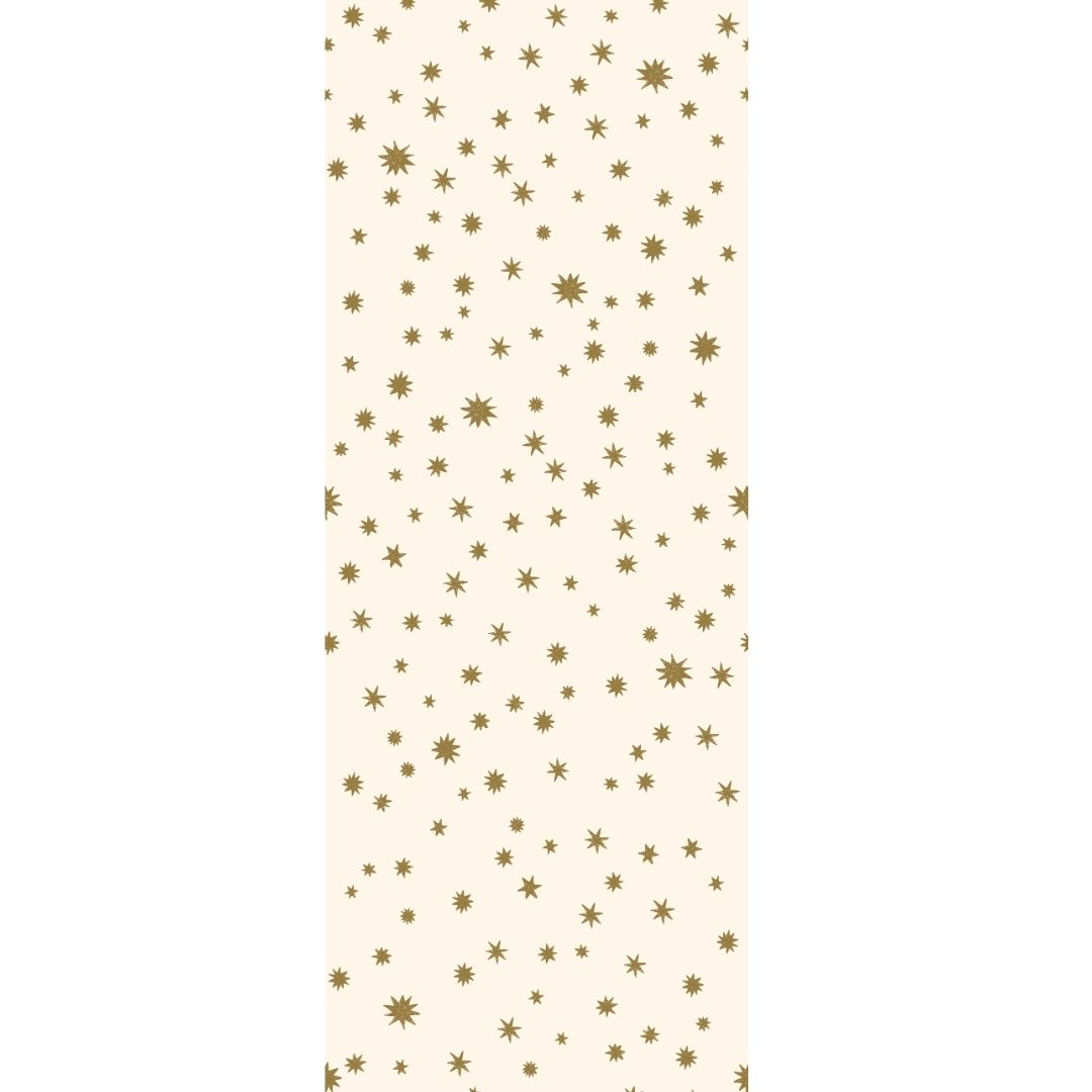 Kinderbehang Meet me at the Wall - Starry Night - Creme & Kaki - Joëlle Wehkamp