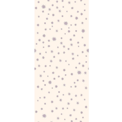Kinderbehang Meet me at the Wall - Starry Night - Creme & Lilac - Joëlle Wehkamp