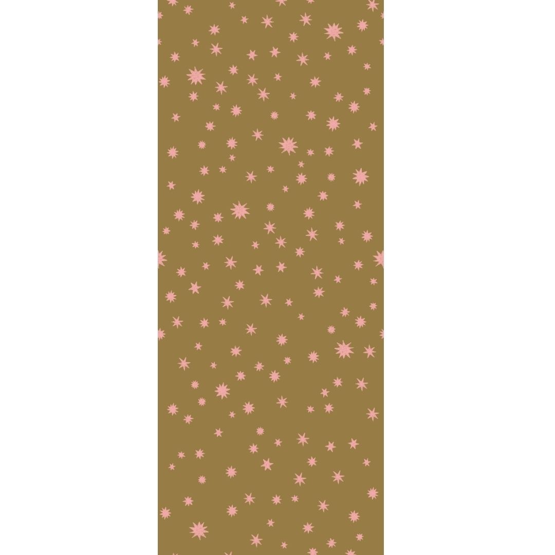 Kinderbehang Meet me at the Wall - Starry Night - Kaki - Joëlle Wehkamp