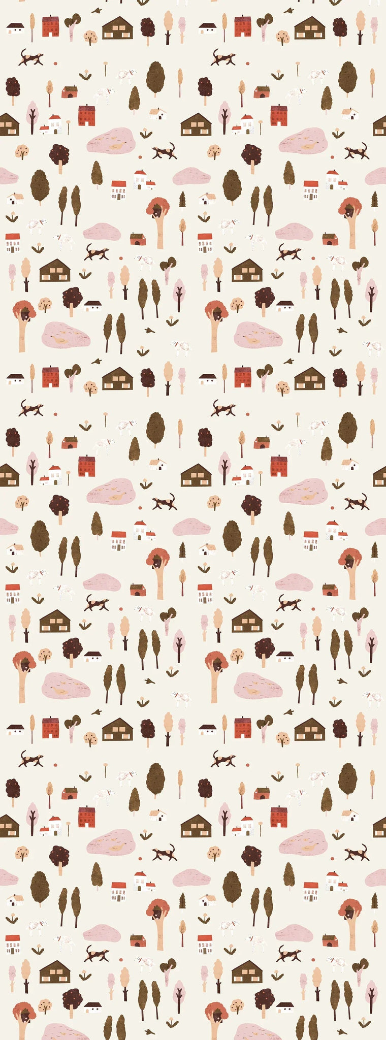 Behang Meet Me at the Wall - Village Sand - Lotte Dirks