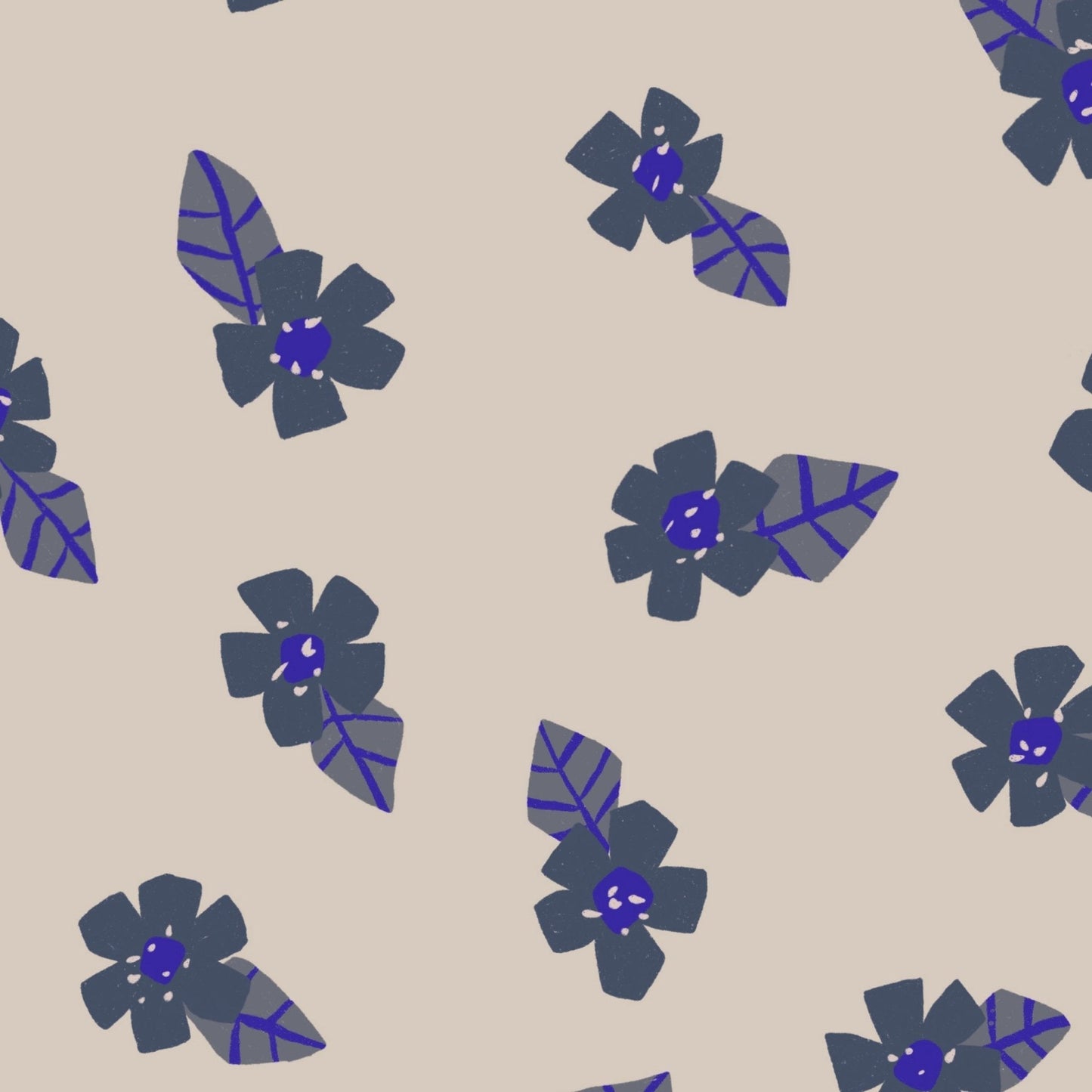 Behang Meet Me at the Wall -  Poppy Flowers Soft Green - Natural Noord