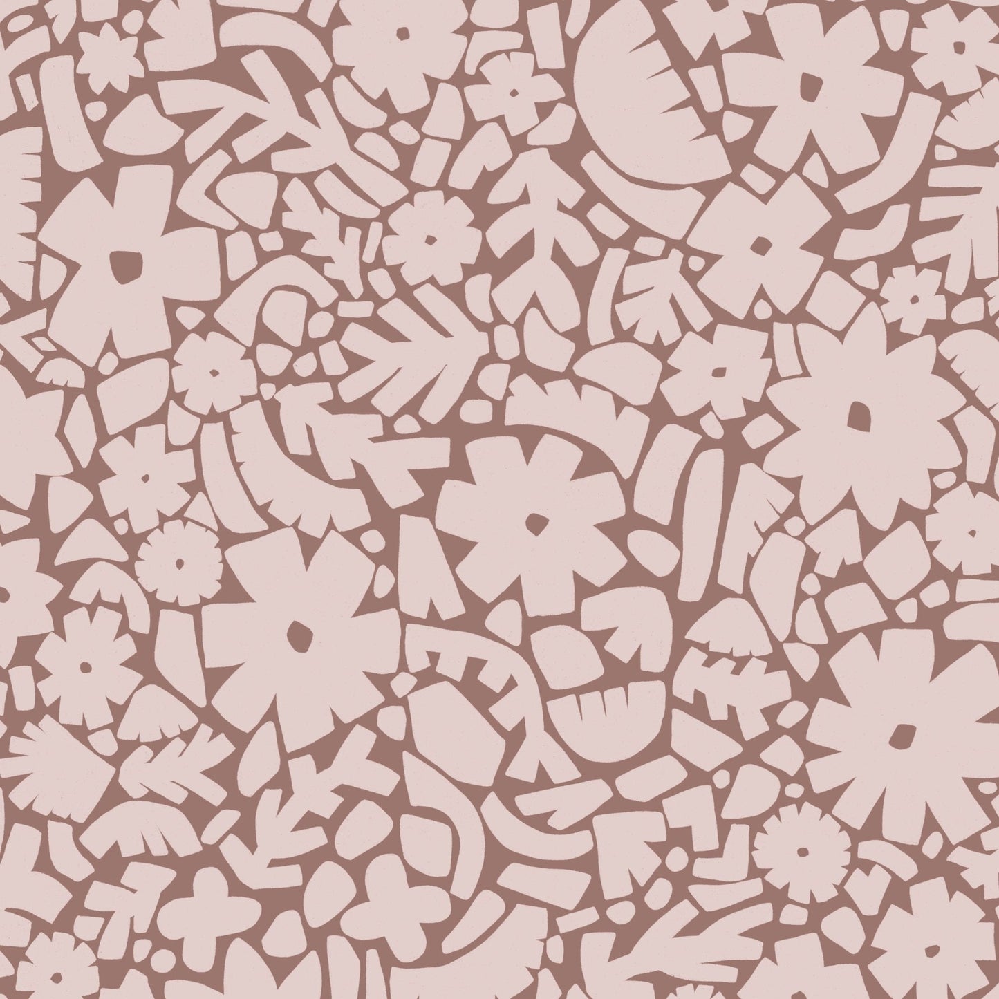 Behang Meet Me at the Wall -  Flowerfield Warm Taupe  - Naturel Noord