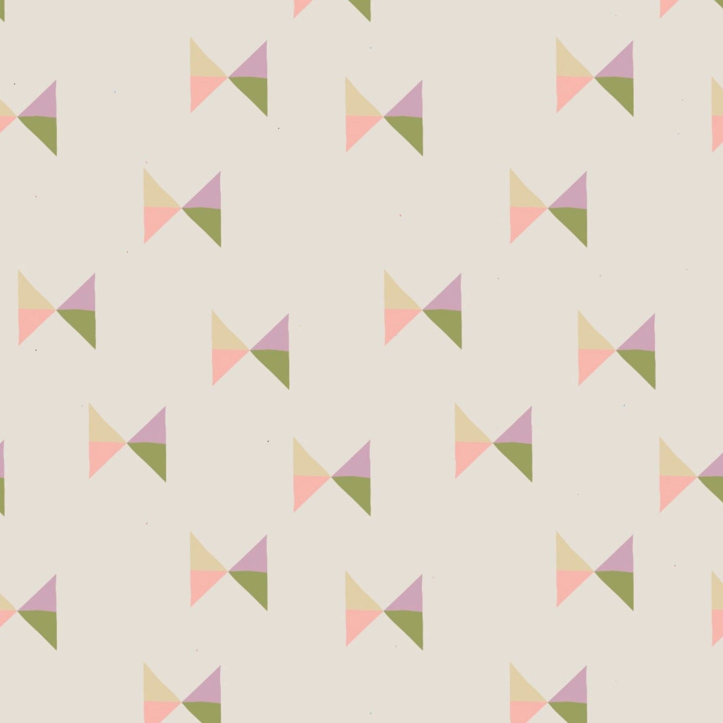 Behang Meet Me at the Wall - Bowie Tie Pastels - Carolien Baudoin