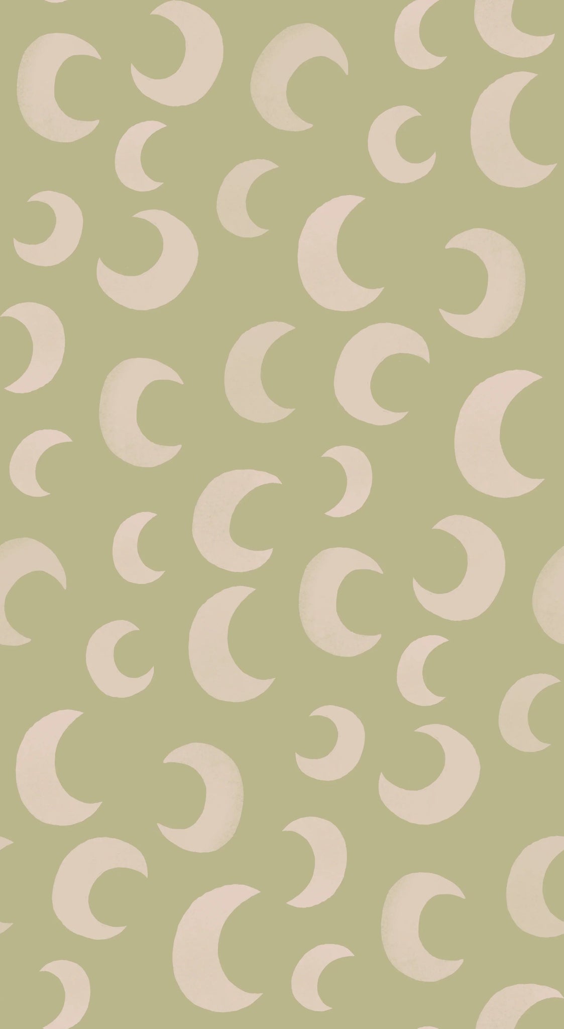 Behang Meet Me at the Wall - Moon Pistache - Aniek Bartels