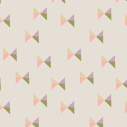 Behangstaal Meet Me at the Wall - Bowie Tie Pastels - Carolien Baudoin