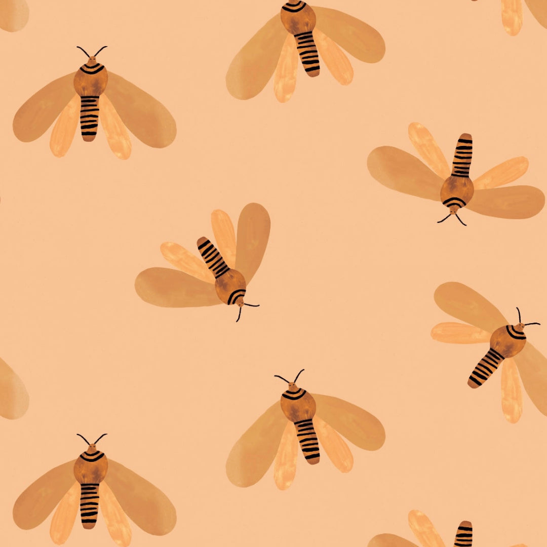 Behangstaal Meet Me at the Wall - Moth Sun - Aniek Bartels