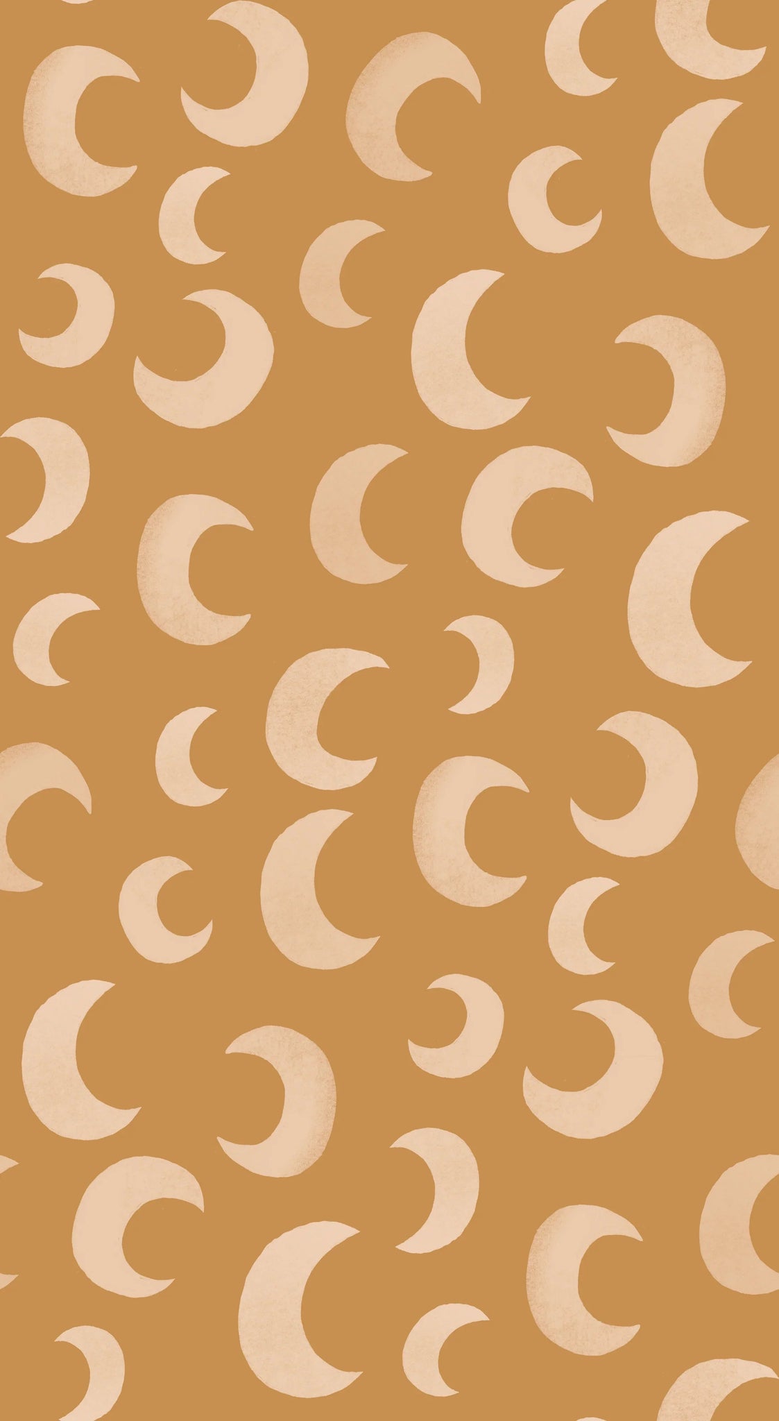 Behangstaal Meet Me at the Wall - Moon Brass - Aniek Bartels