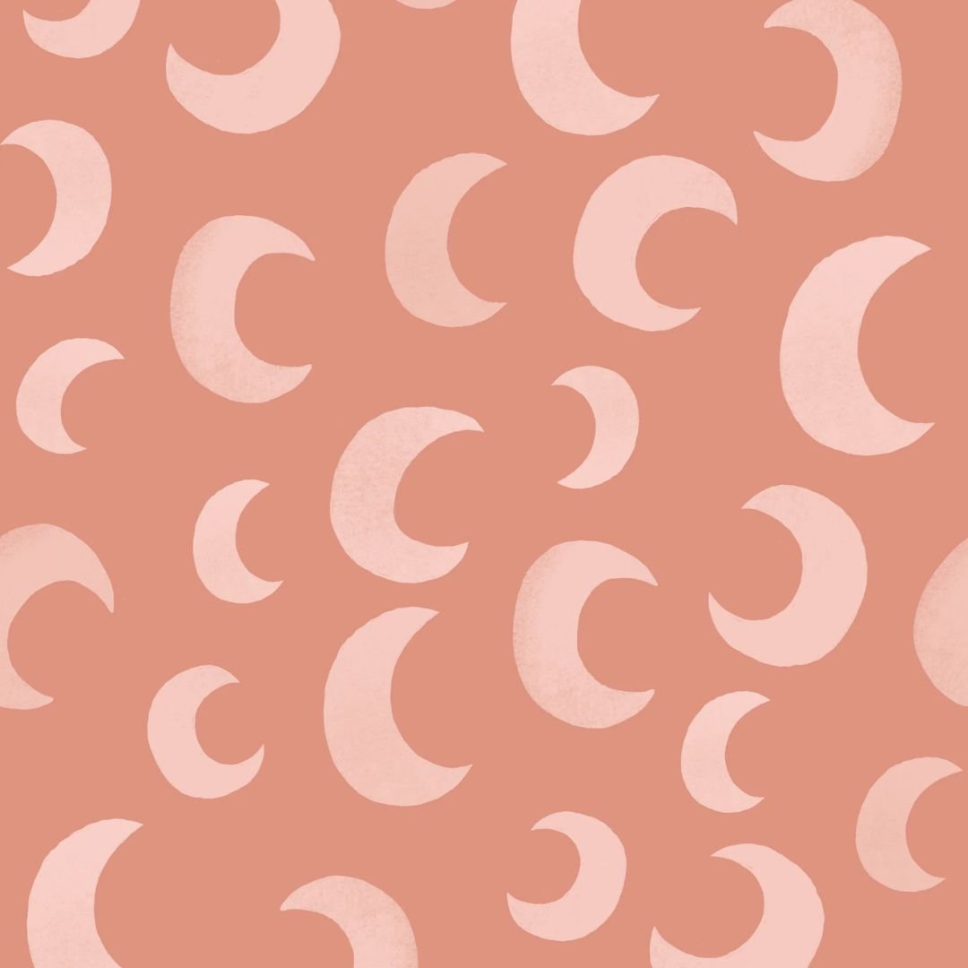 Behangstaal Meet Me at the Wall - Moon Petal - Aniek Bartels