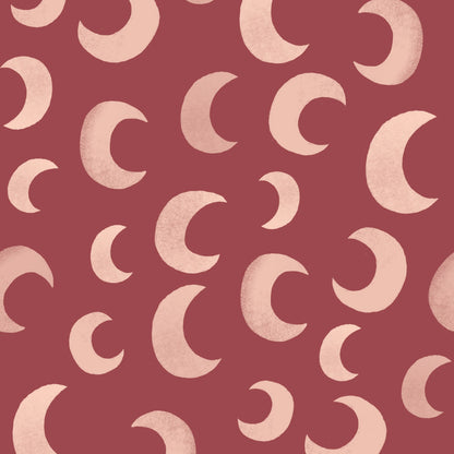 Behangstaal Meet Me at the Wall - Moon Rhubarb - Aniek Bartels