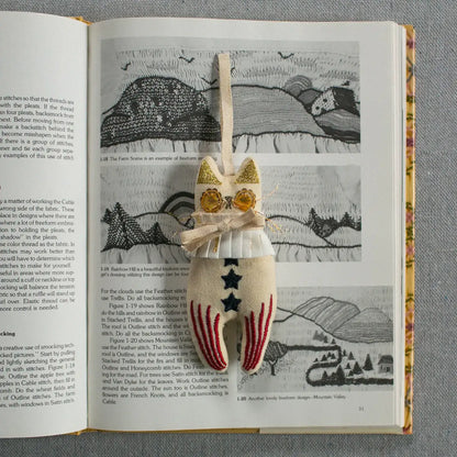 Raketkat, Katoenen Ornament Skippy Cotton