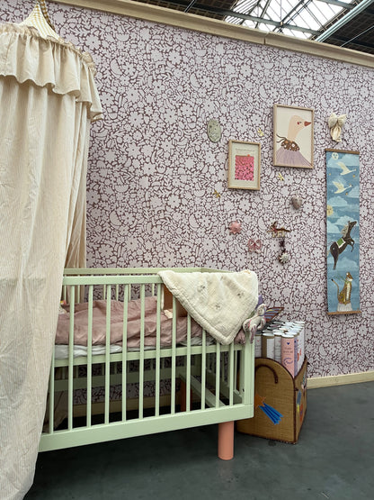 BaboTipi - Hemel Fiori e volant Canopy Mustard