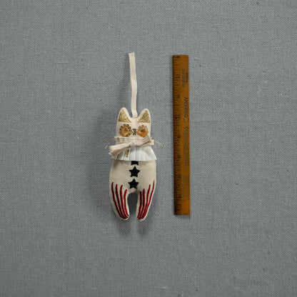 Raketkat, Katoenen Ornament Skippy Cotton