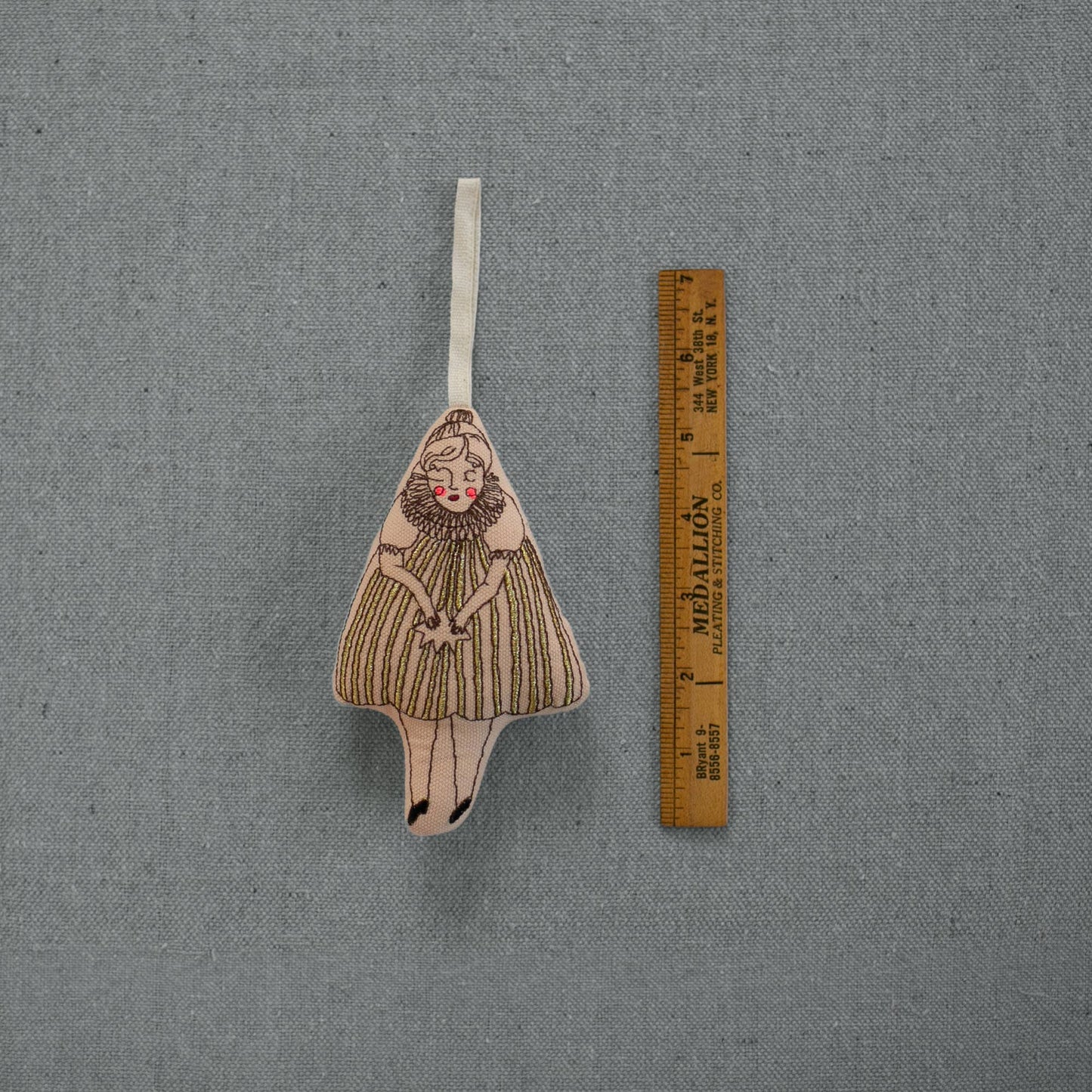 Wishing Star Girl, gevuld met lavendel en katoen, zacht ornament